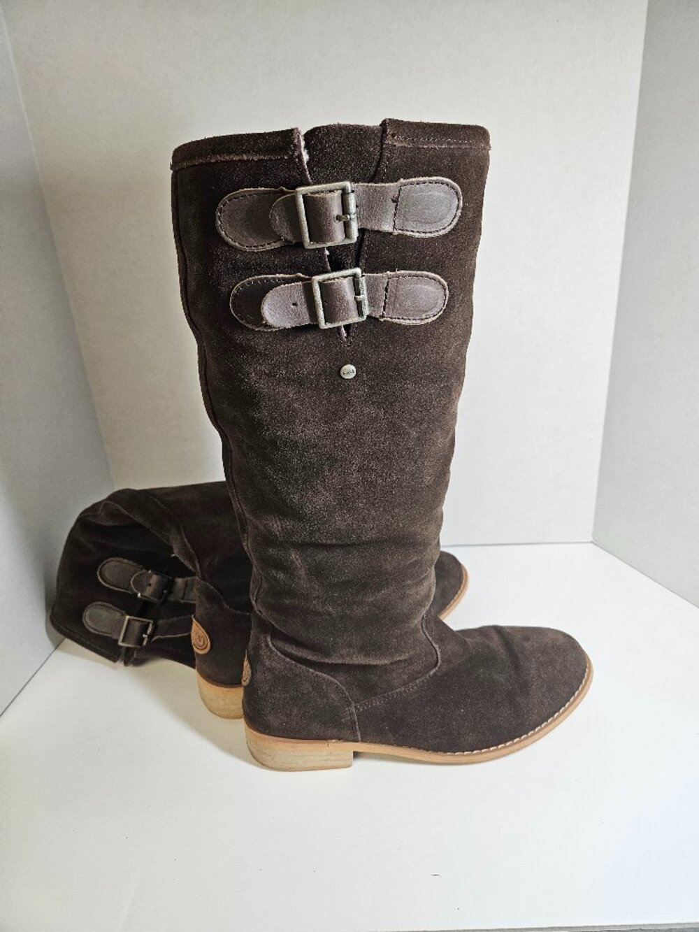 EMU Toowoobah Brown Suede and lambskin boots